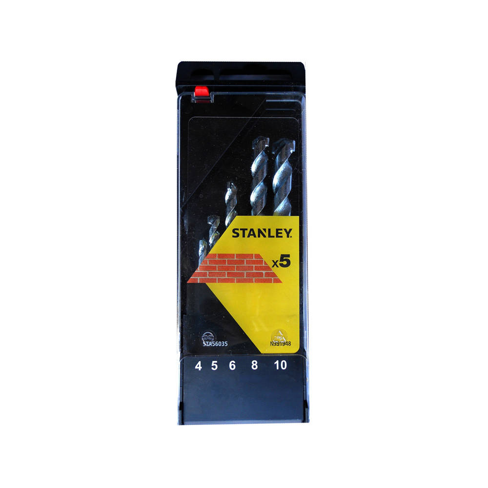 

Набор сверл по кирпичу Stanley STA56035-QZ 4-10 мм 5 шт