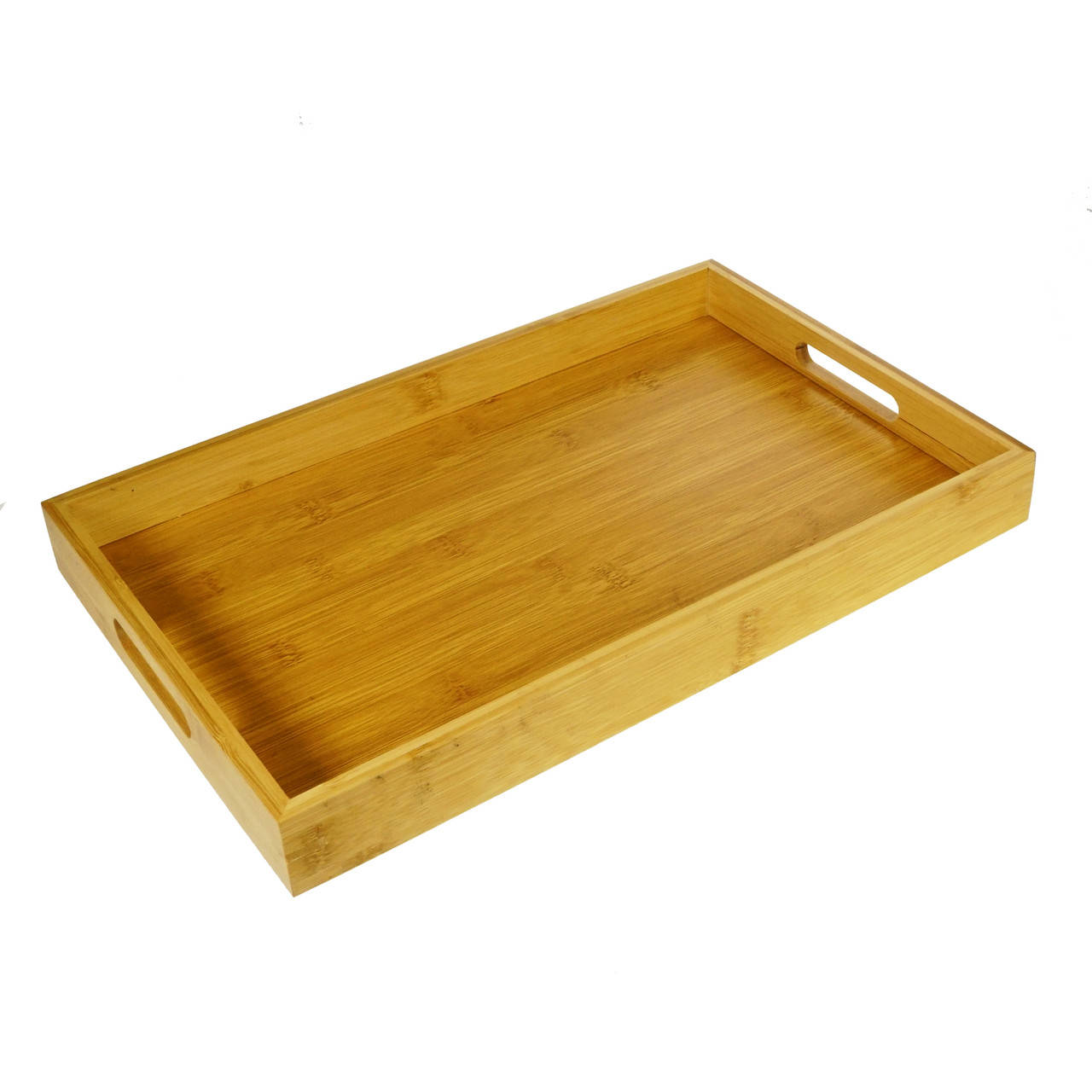 

Поднос бамбуковый с ручками, Бежевый