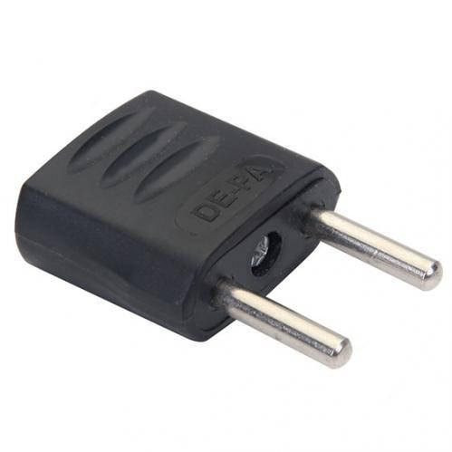 

Вилка-переходник DE-PA Чёрная Американский Стандарт 10А