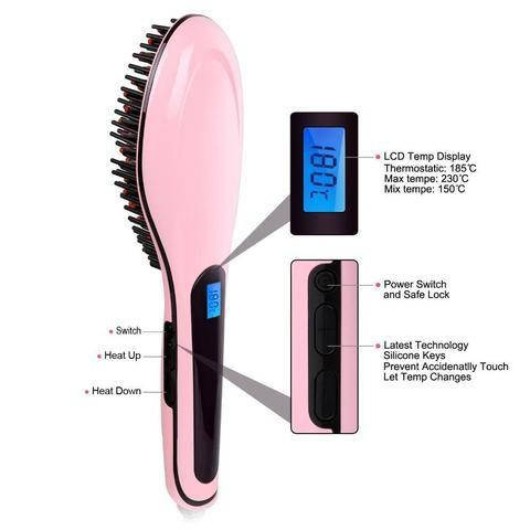 

Расческа-выпрямитель Fast Hair Straightener 906