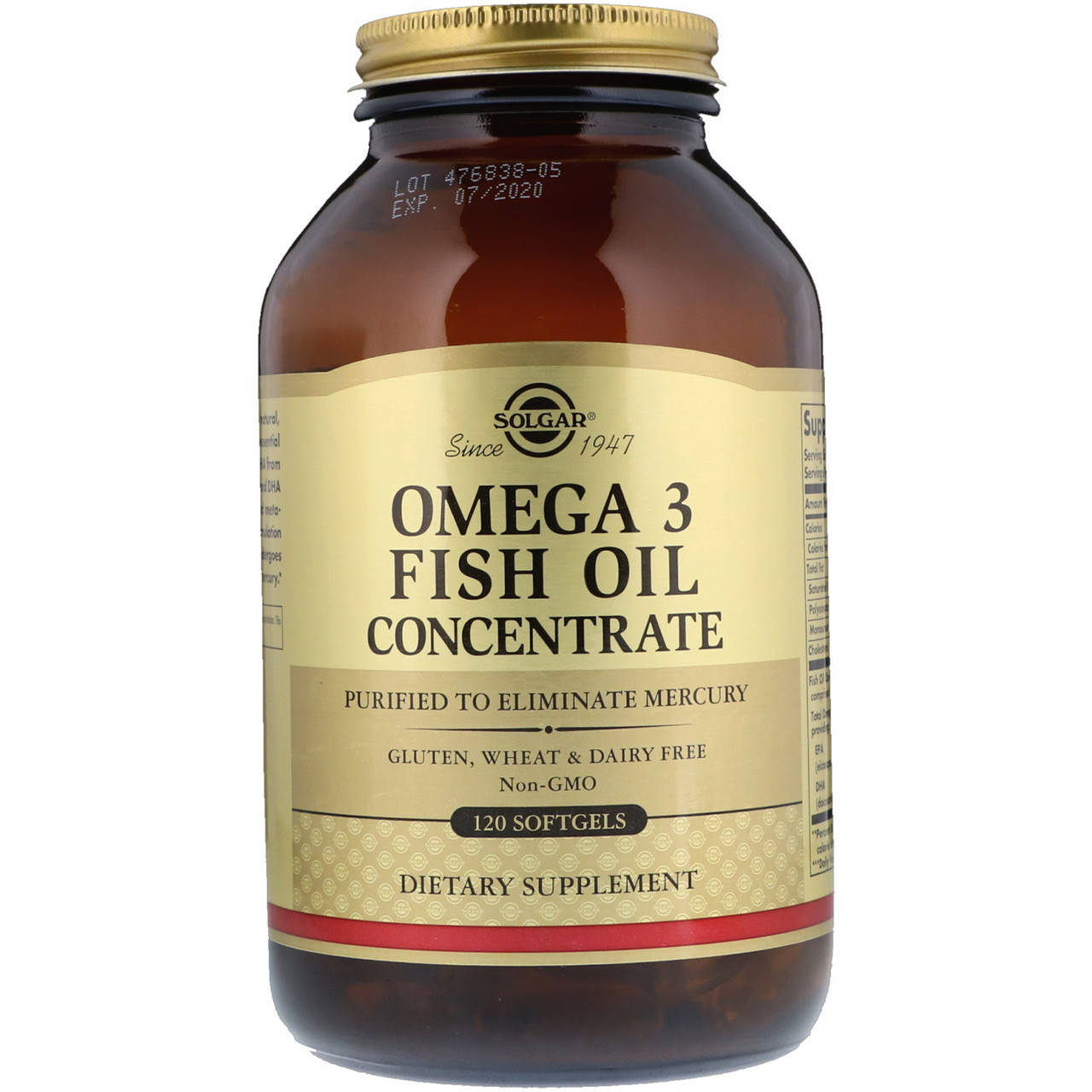 

Рыбий жир концентрат (Omega-3 fish oil) 2000 мг 120 капсул