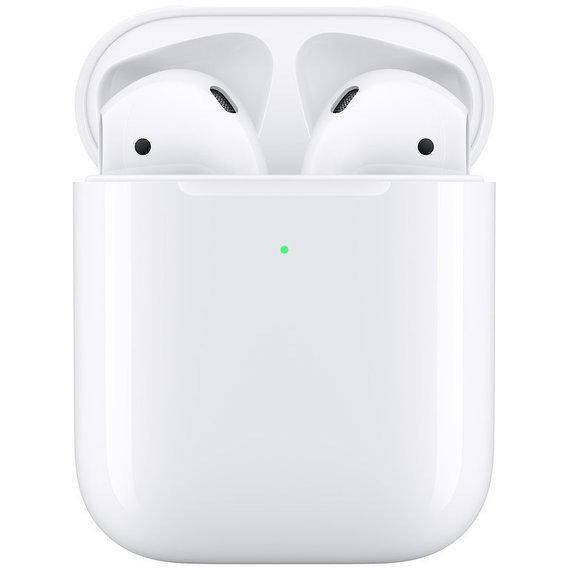 

Беспроводные наушники в кейсе Apple AirPods 2 Original series 1:1 с беспроводной зарядкой Белый