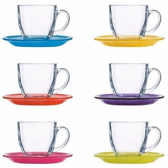 

Сервиз чайный LUMINARC CARINA RAINBOW 220 мл 12 предметов (N4217)
