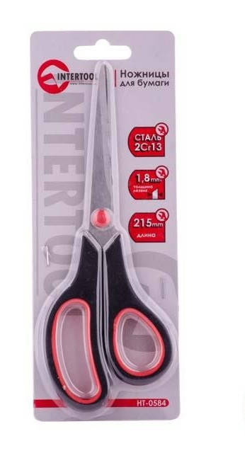 

Ножницы для бумаги 215 мм Intertool HT-0584