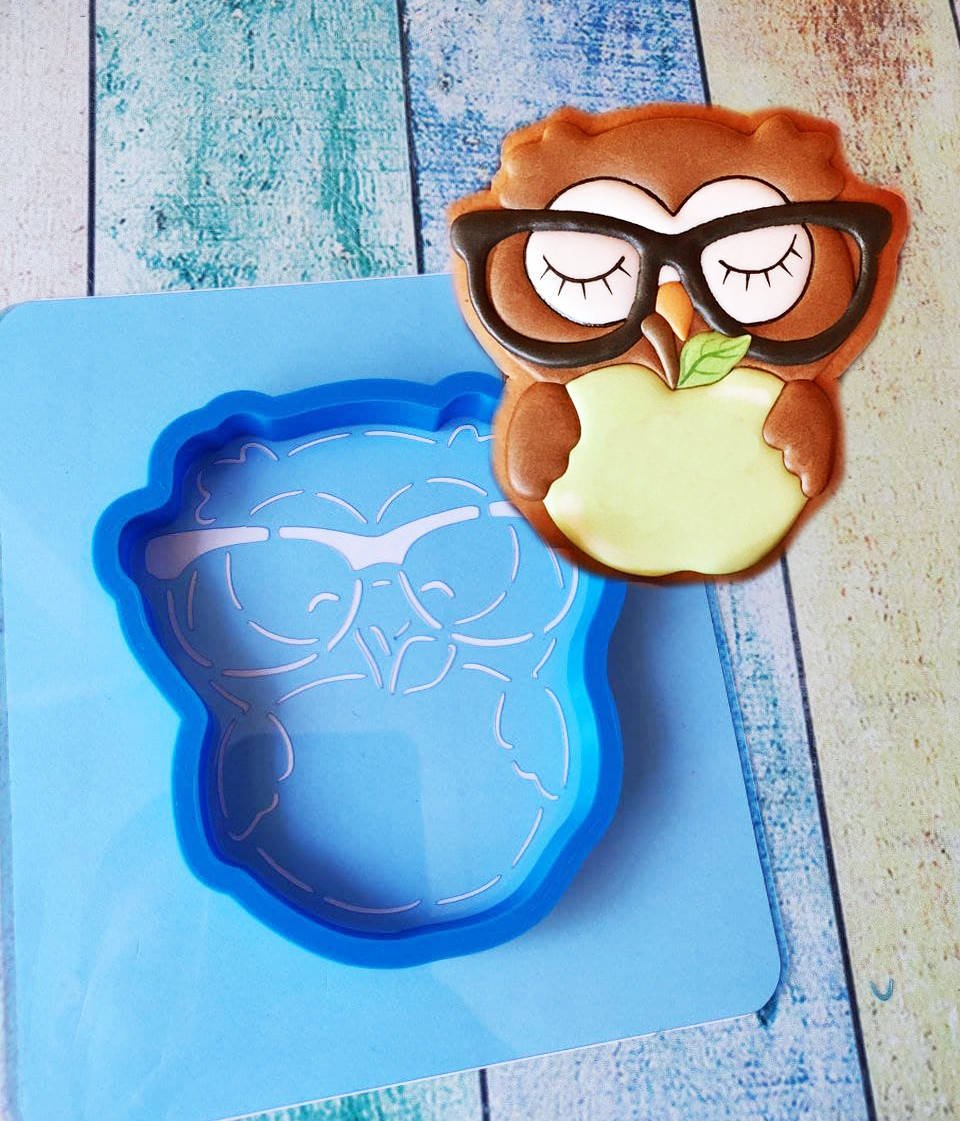 

Трафарет + форма Сова №3