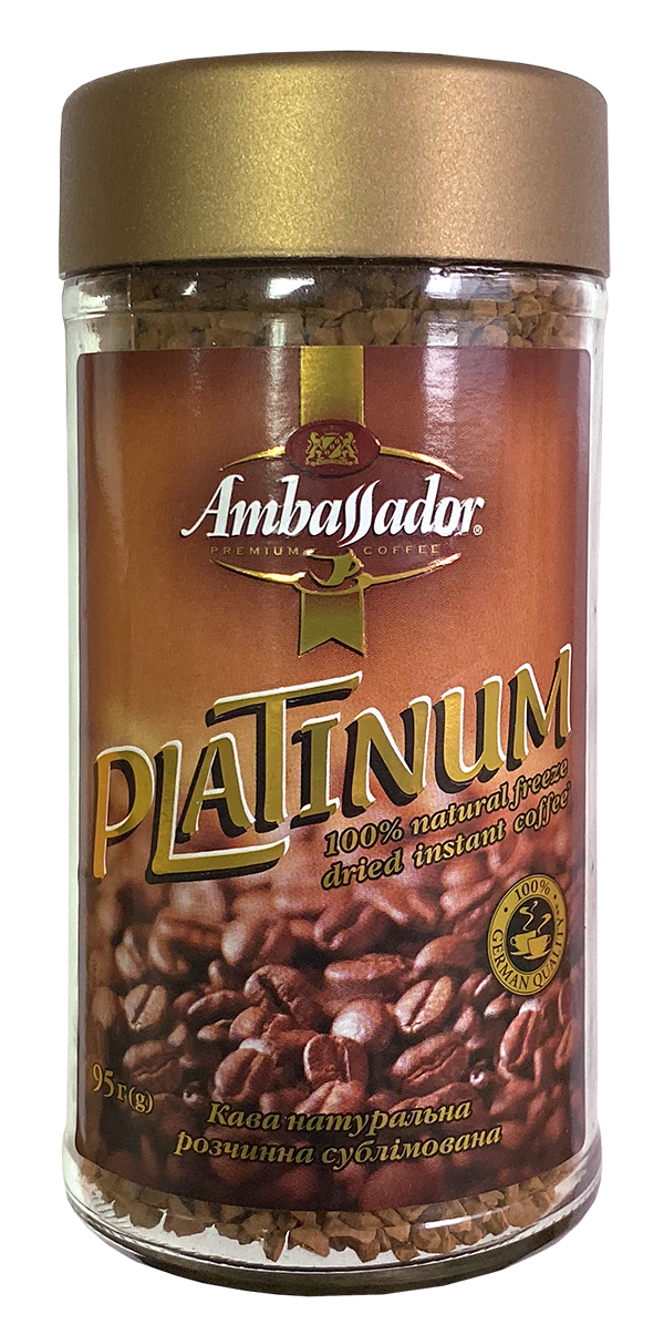 

Ambassador Platinum Кофе растворимый 190 грамм в стеклянной банке