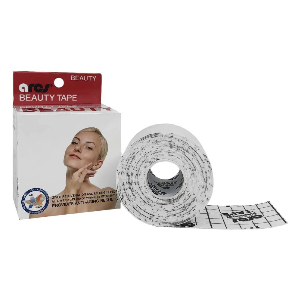 

Кинезио тейп для лица ARES BEAUTY 5см Х 5м
