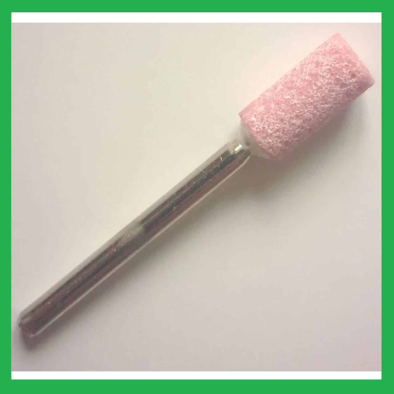 

Шлифовальная насадка - цилиндр 6,5 мм, Материал - корунд розовый. Абразивная шарошка