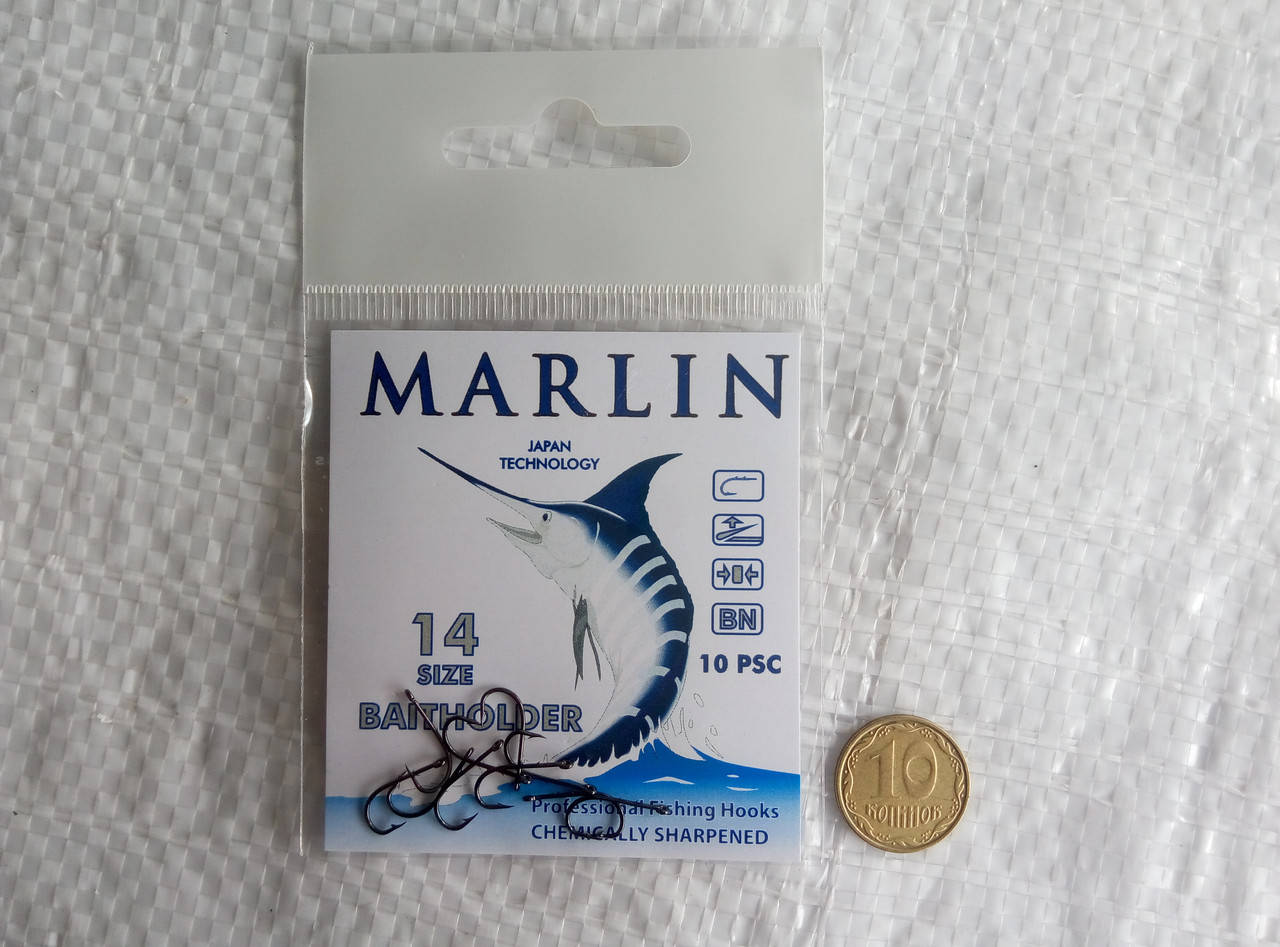 

Крючки Marlin Baitholder №14
