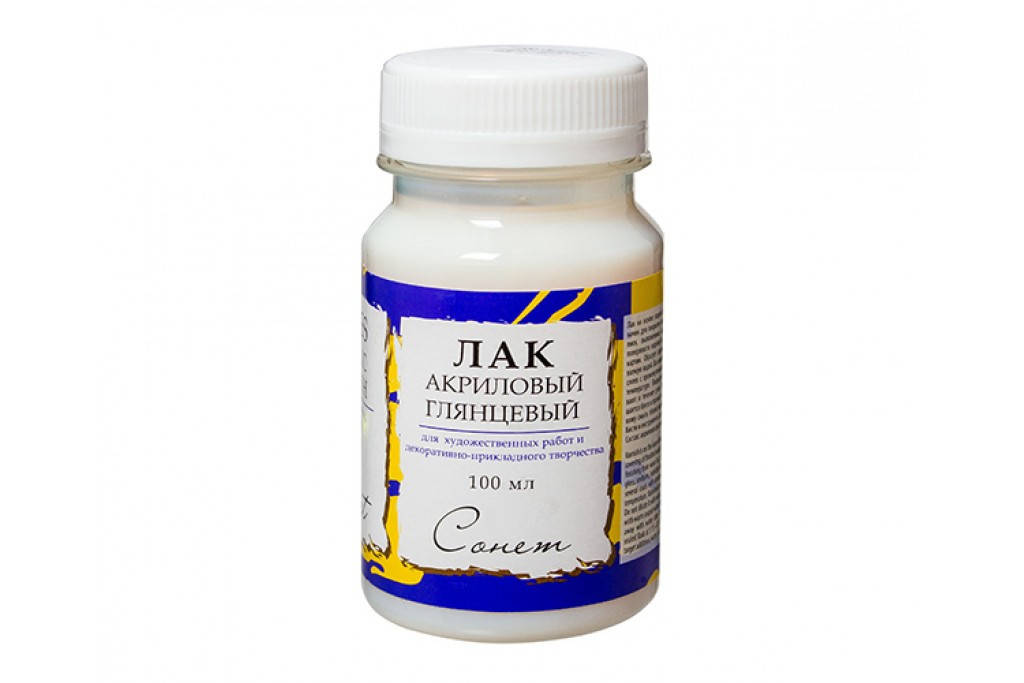 

Лак акриловый глянцевый СОНЕТ, 100мл