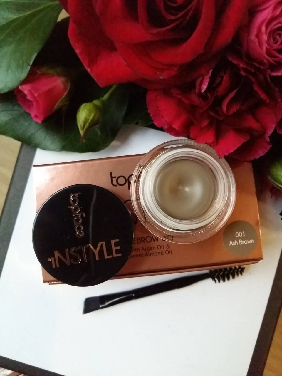 

Помадка для бровей Topface Instyle Gel, тон 001, с кистью