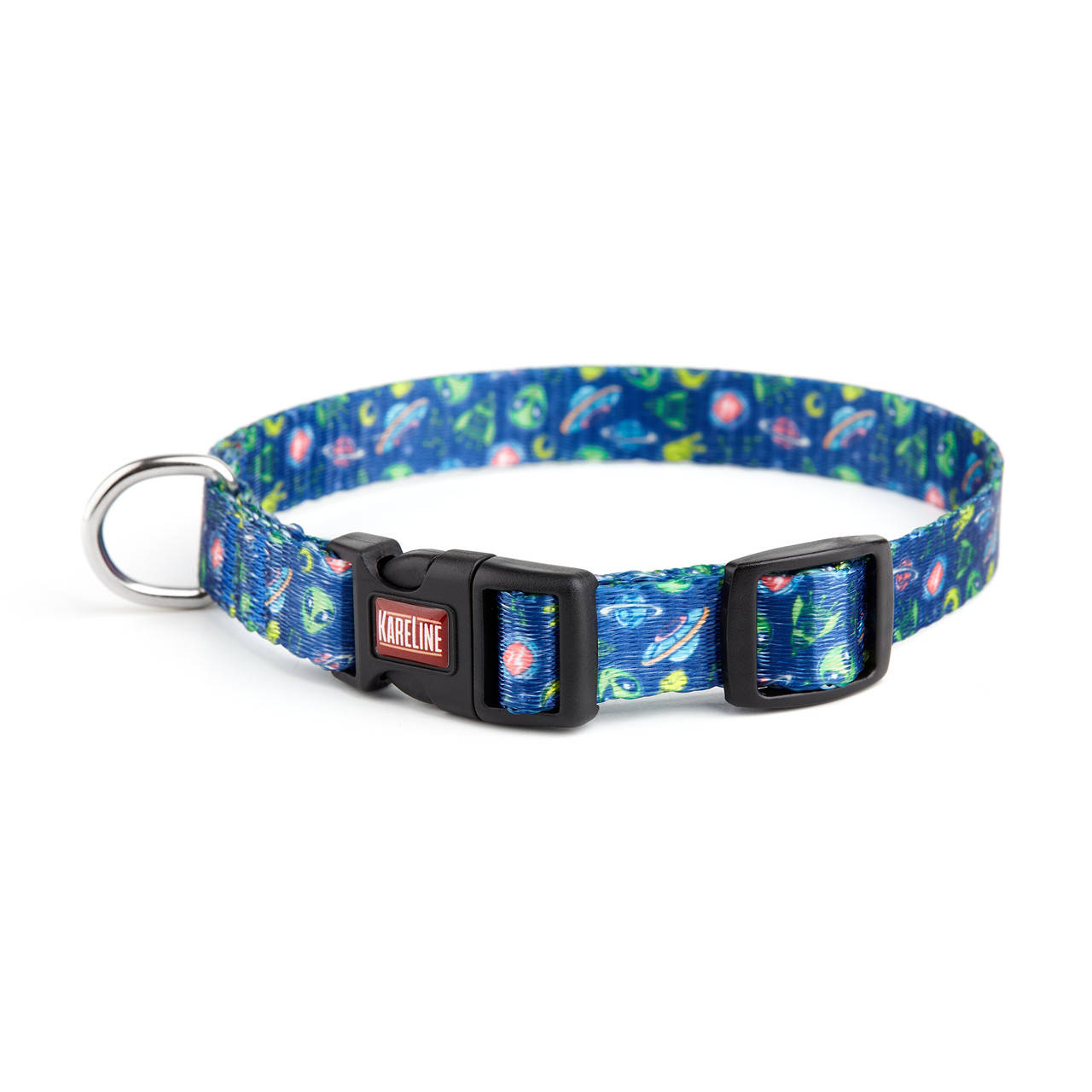 

Ошейник KARELINE из нейлона с узором "UFO" и пластиковой пряжкой 15 мм 240-340 мм