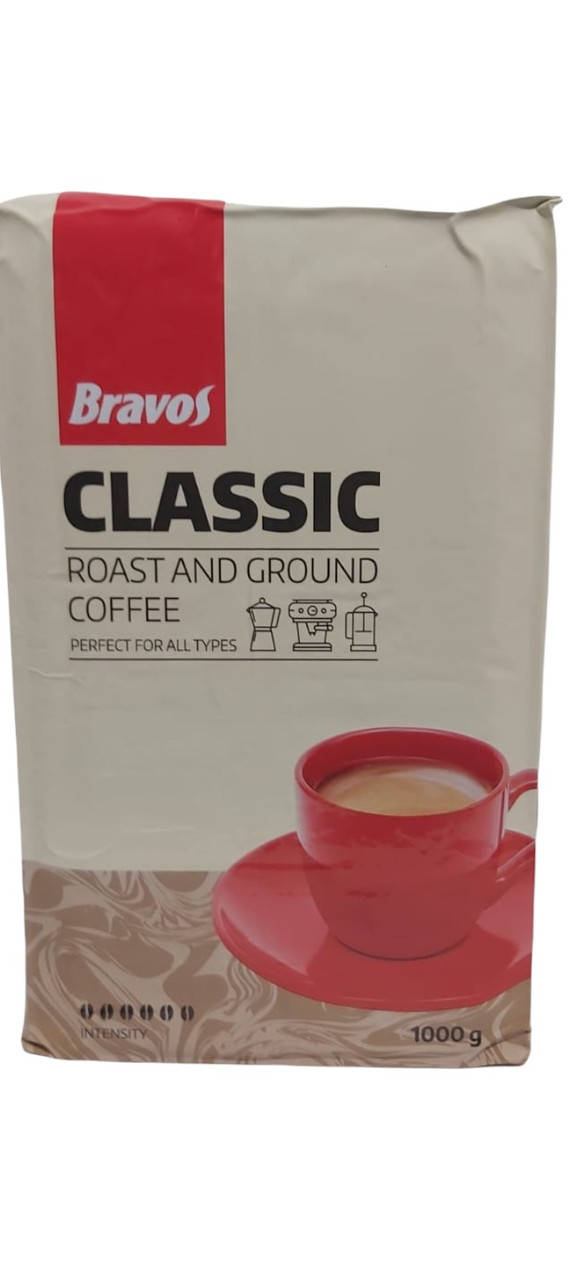 

Кофе молотый Bravos 1000g