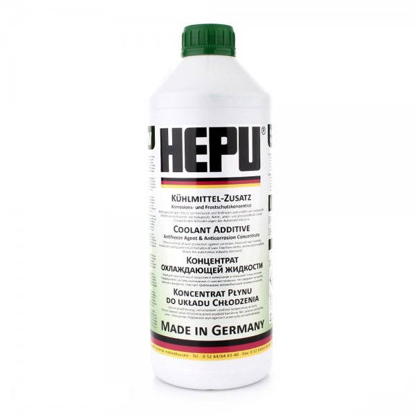 

Антифриз HEPU G11 зеленый концентрат 1,5л, Зелёный