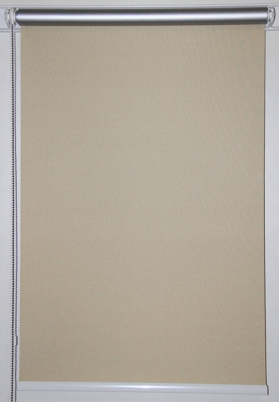 

Рулонная штора 400*1500 Блэкаут Сильвер Бежевый