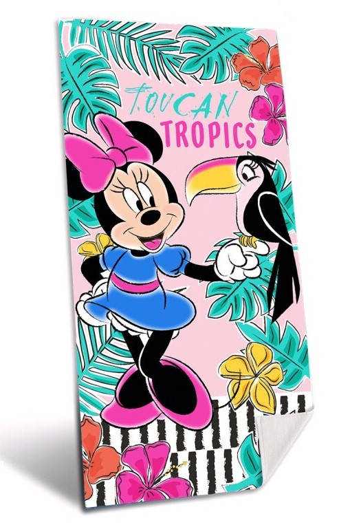 

Детское пляжное полотенце Disney - Минни Маус - 70х140 см, Розовый