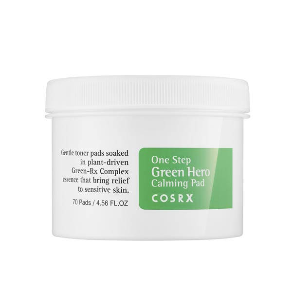 

Пады для лица успокаивающие CosRX One Step Green Hero Calming Pad