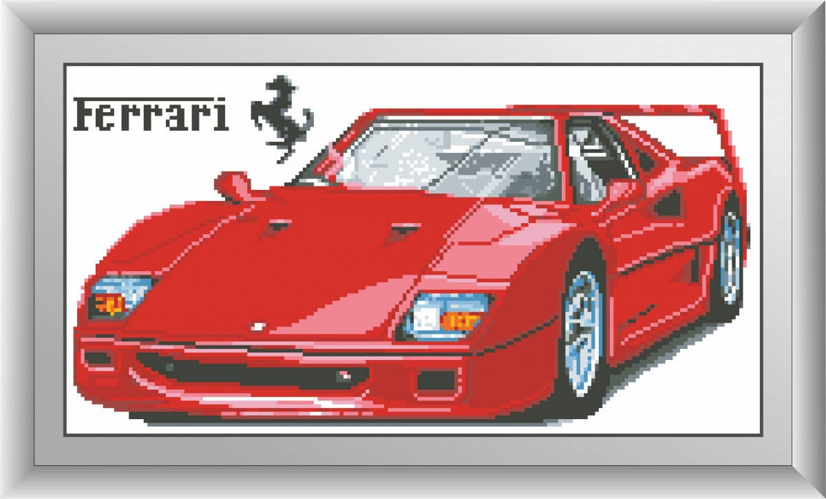 

Алмазная мозаика Dream Art Феррари (квадратные камни, полная зашивка) (DA-30417) 26 х 48 см (Без подрамника)