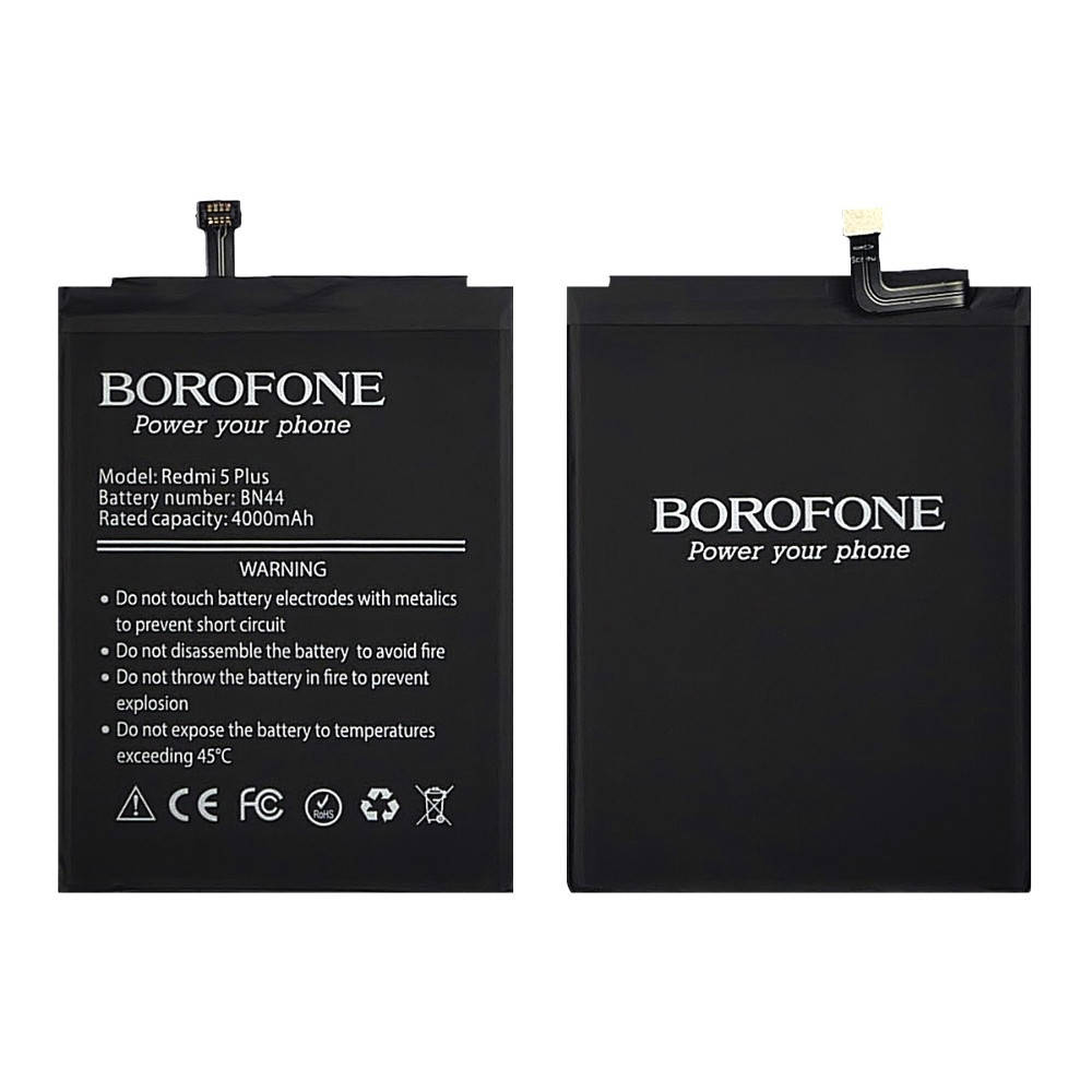 

Аккумулятор (батарея) Borofone BN44 для Xiaomi Redmi 5 Plus