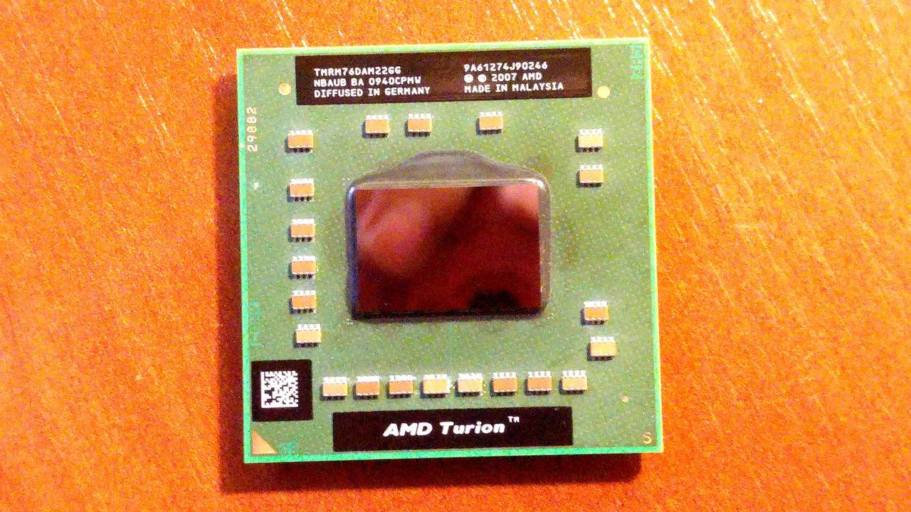 

Процессор AMD Turion 64 X2 RM-76 TMRM76DAM22GG 2.3 GHz