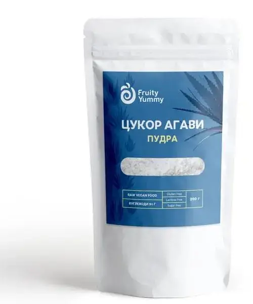 

Сахар из агавы Fruity Yummy пудра 200 г