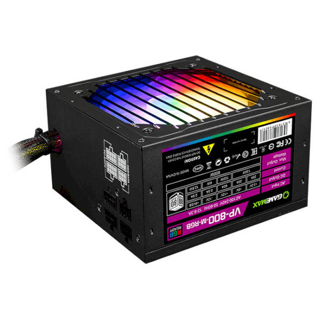 

Блок питания GameMax VP-800-M-RGB (800 Вт)