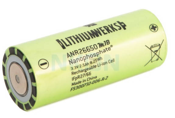 

Аккумулятор A123-26650 2500mAh 40А оригинал
