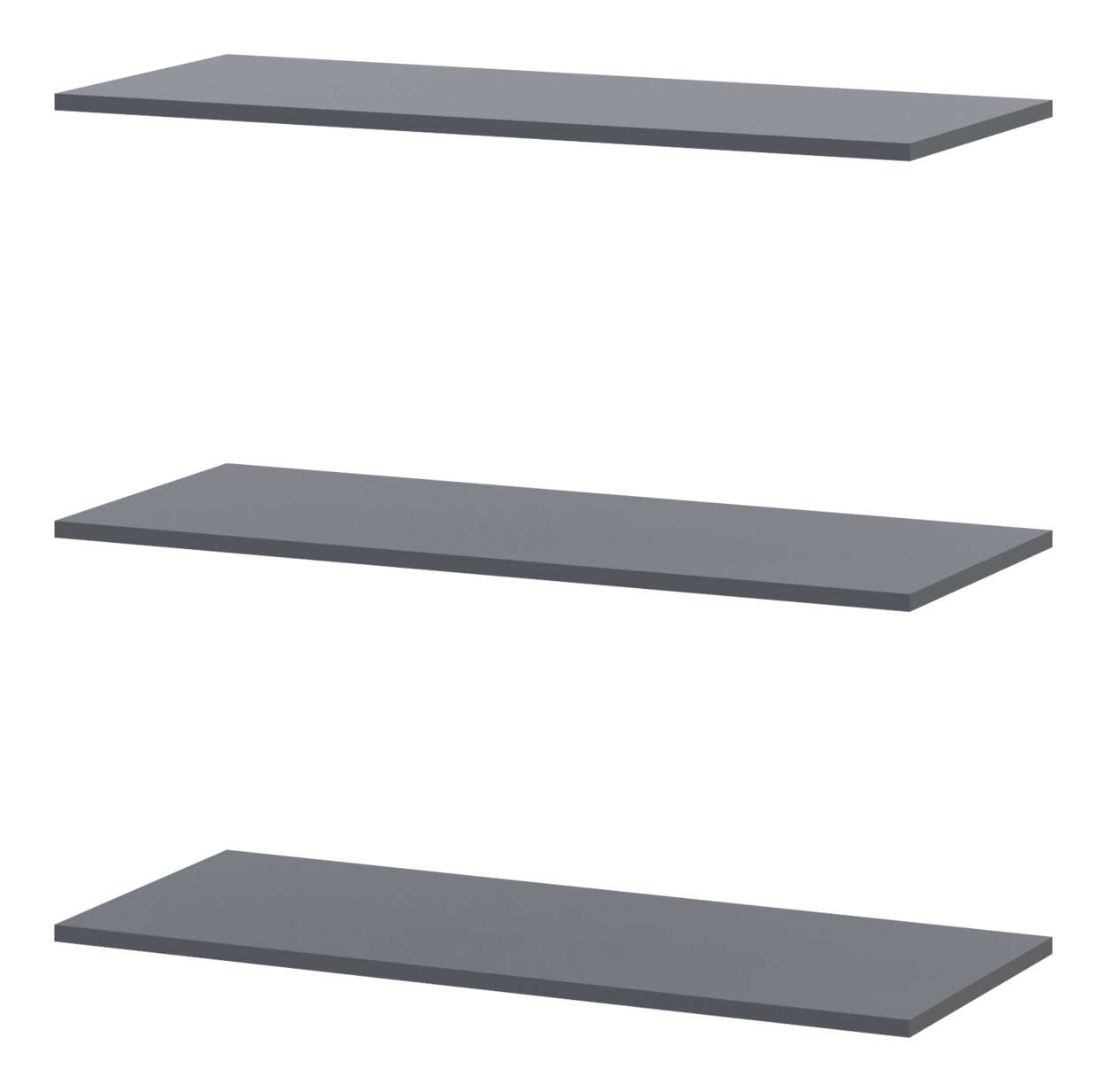 Полиця для одягу Doros Promo Графіт 3шт. 86.7х35х1.6 (41516029) 2