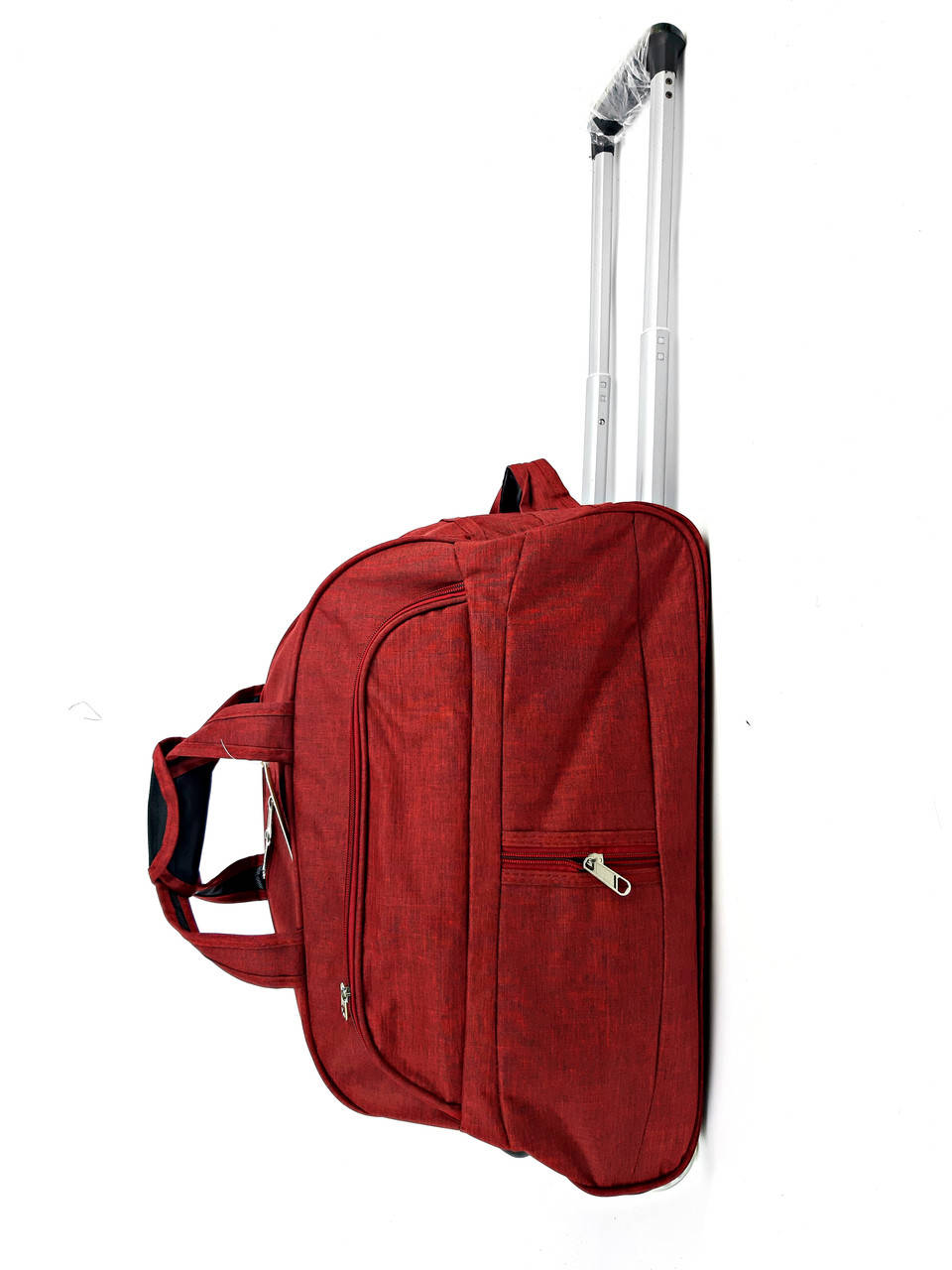 

Маленькая сумка на колесах 45л Бордовая (50*28*33) чемодан дорожная сумка валіза на колесах, Бордовый