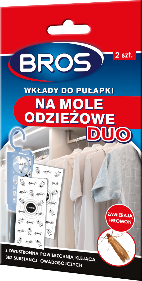 

Картриджи для ловушки Bros DUO от платяной моли 2 шт.