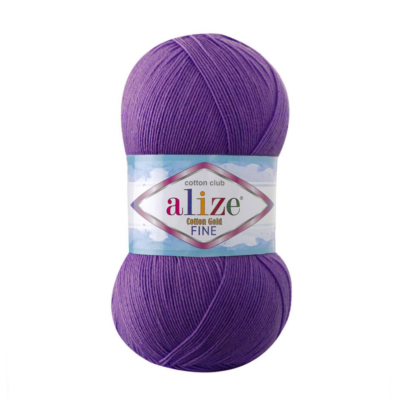 

Alize Cotton Gold Fine № 44 темно-фиолетовый