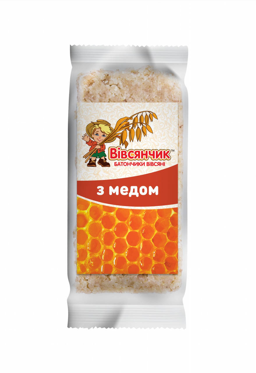 

Сушені продукти Харчі Батончик вівсяний з медом