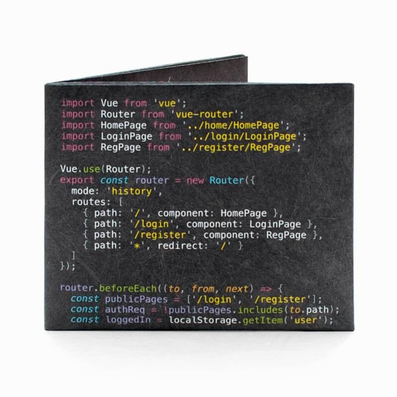 

Кошелек Paper Ninja JavaScript, Темно-серый