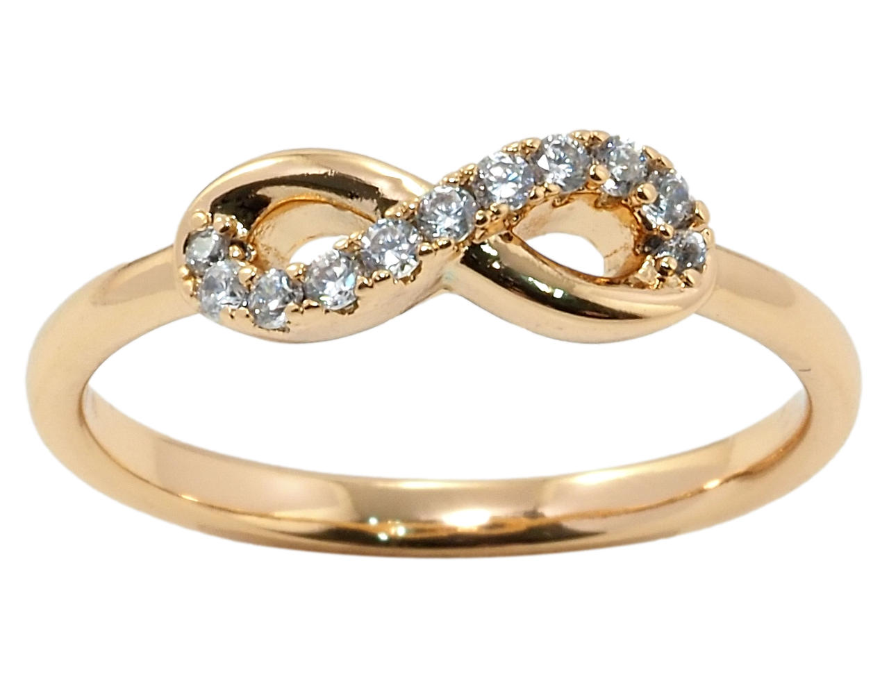 

Кольцо ХР Позолота 18K "Бесконечность" р.18.5