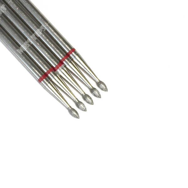 

Фреза алмазная "Лепесток" (почка) 1,2 мм (красный)