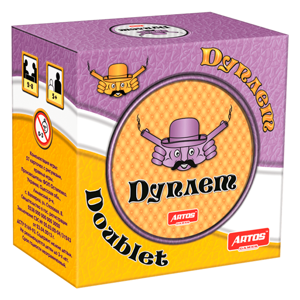 

Игра настольная Artos Games Дуплет (GAG10028)