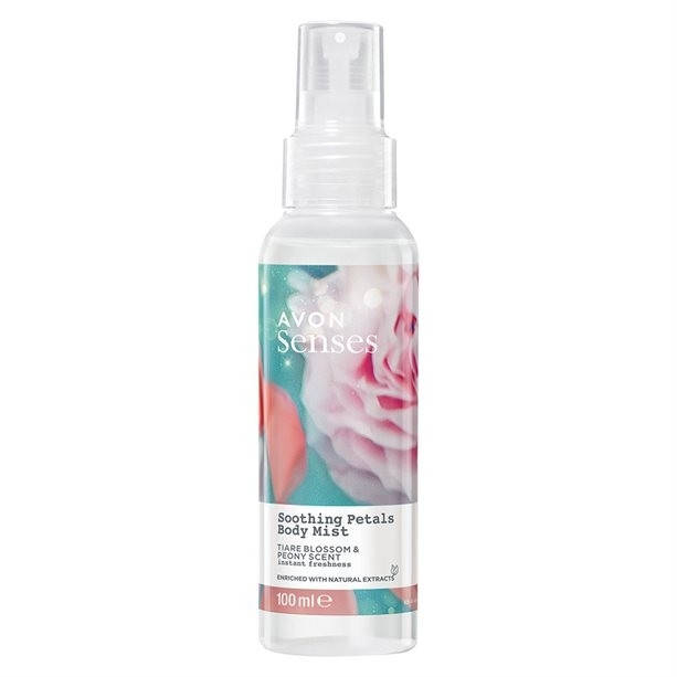 

Спрей для тіла «Ніжні пелюстки» Senses Avon 100 ml