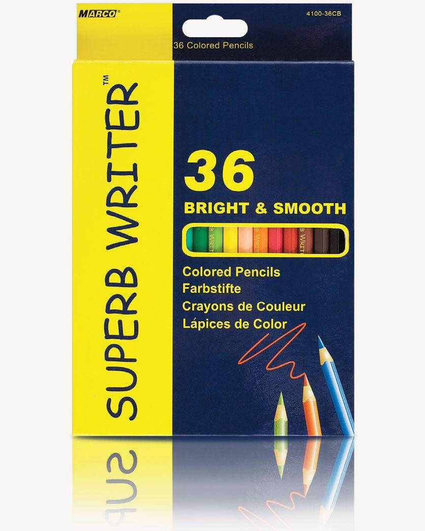 

Карандаши цветные Marco Superb Writer 36 цветов 4100-36CB