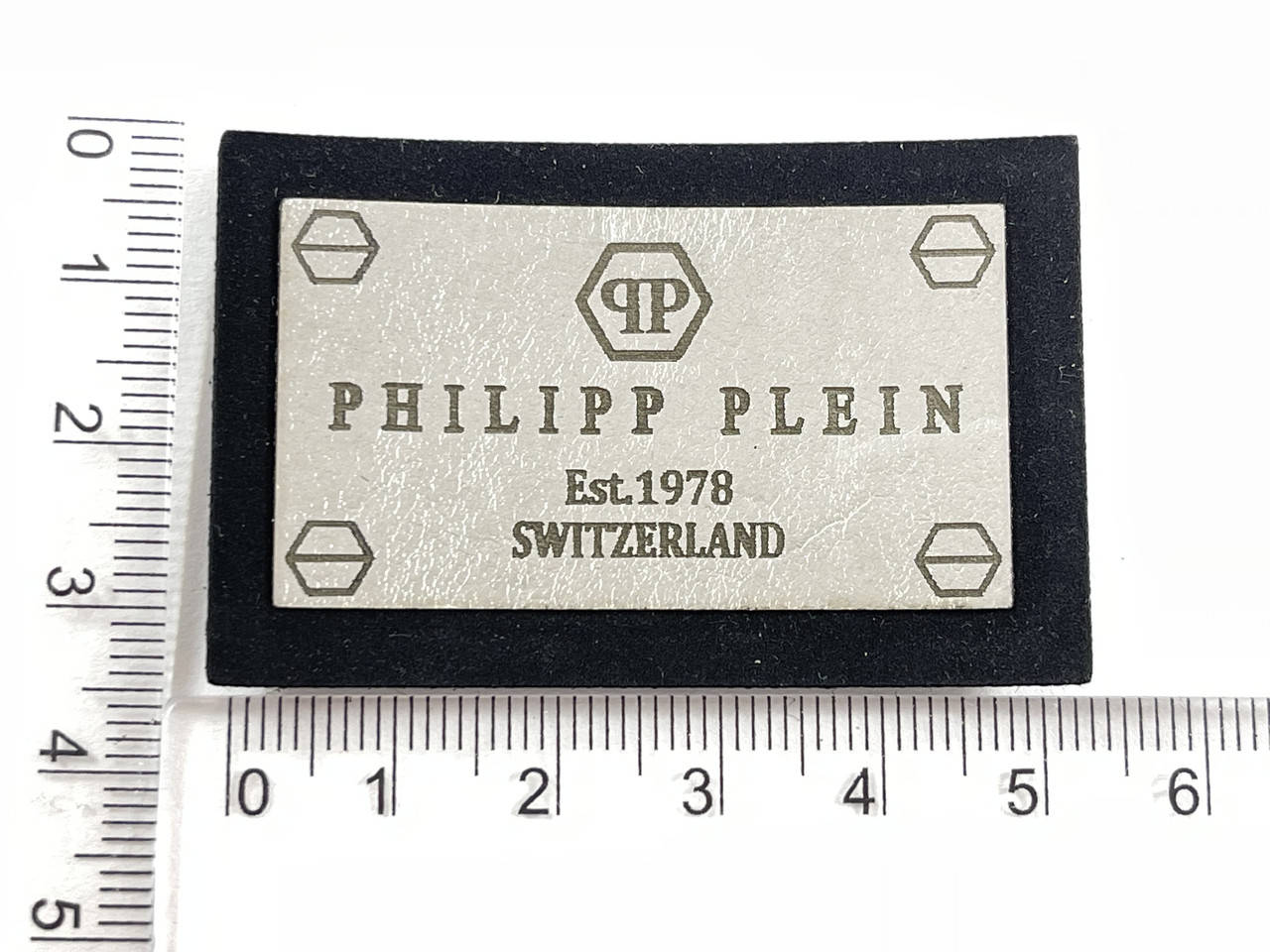 

Нашивка Philipp Plein / Филипп Плейн 55х35 мм, Разные цвета