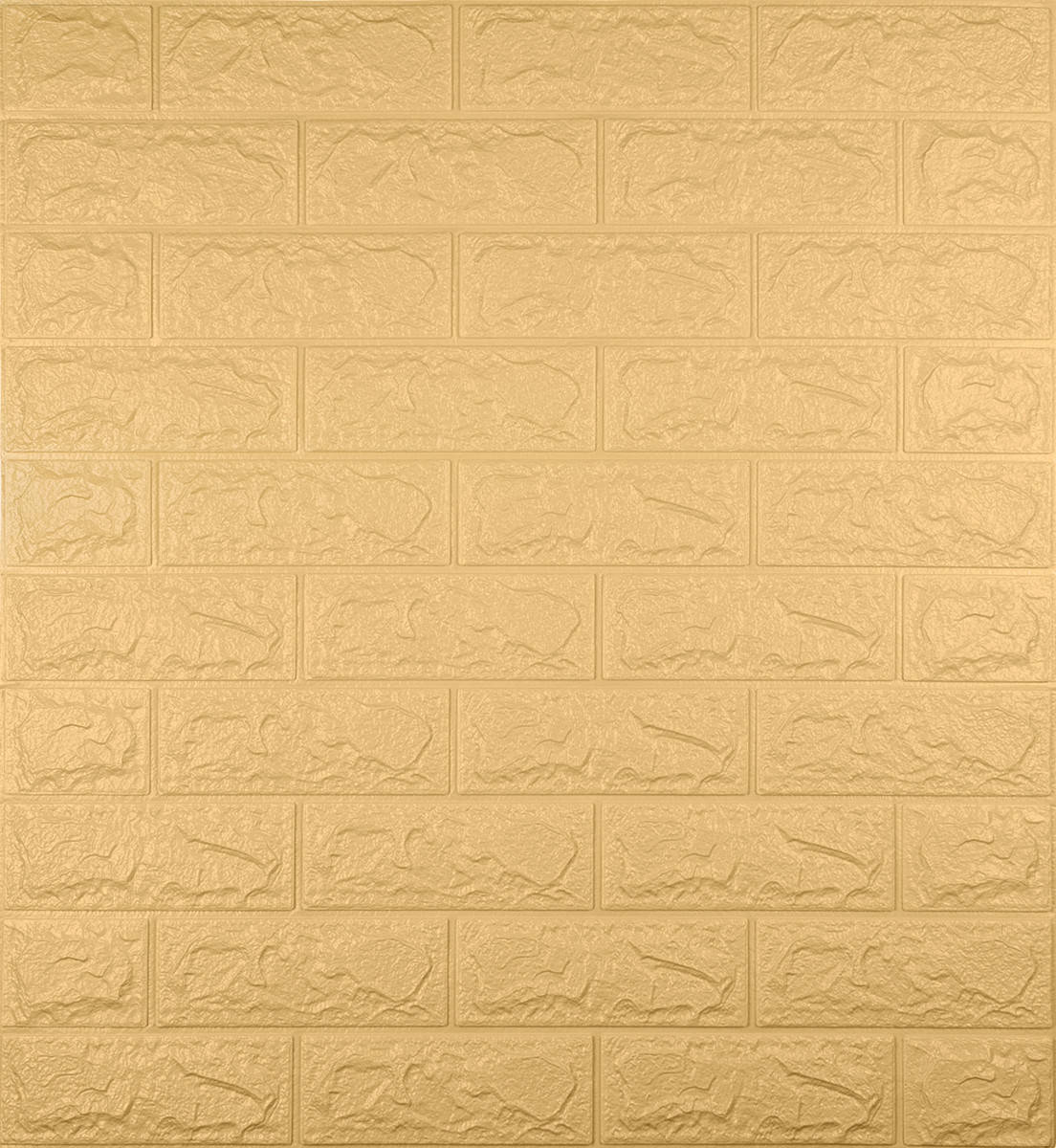 

Самоклеющаяся декоративная 3D панель под бежевый кирпич 700x770x5мм