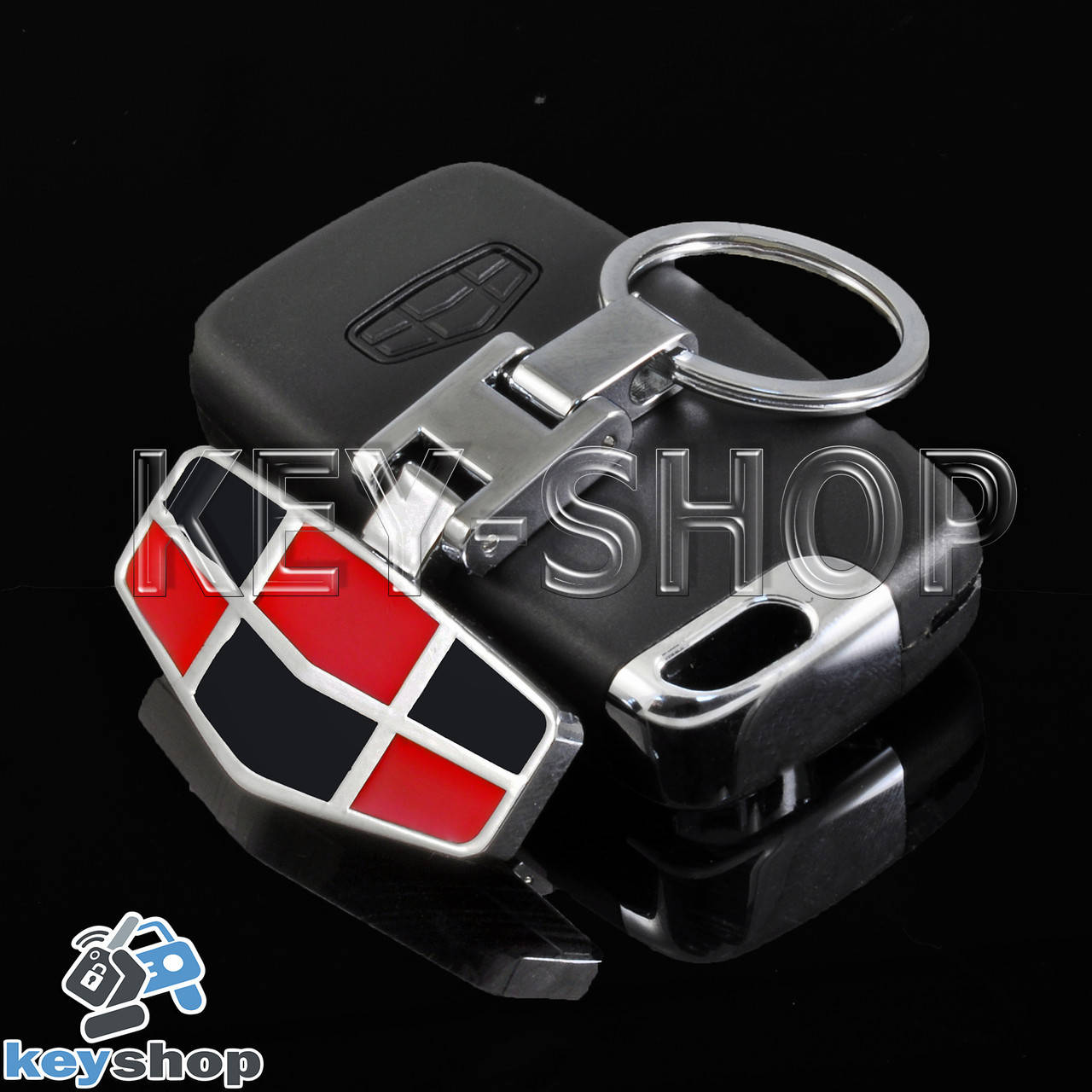 

Брелок для авто ключей Geely (Джили) металлический