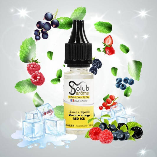 

Ароматизатор Solub "Menthe rouge" со вкусом мяты и красных фруктов 5 мл
