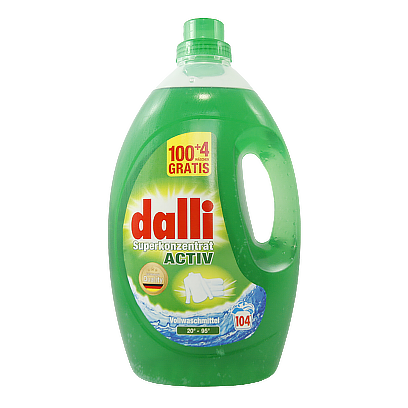 

Гель для прання Даллі універсальний для світлого Dalli superkonzentrat activ 104р 3,65L 3шт/ящ (Код :