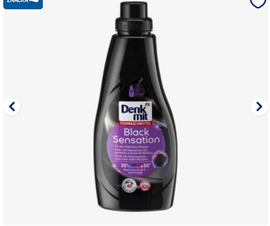 

Denkmit Black Sensation гель-концентрат для стирки черного белья 1 л