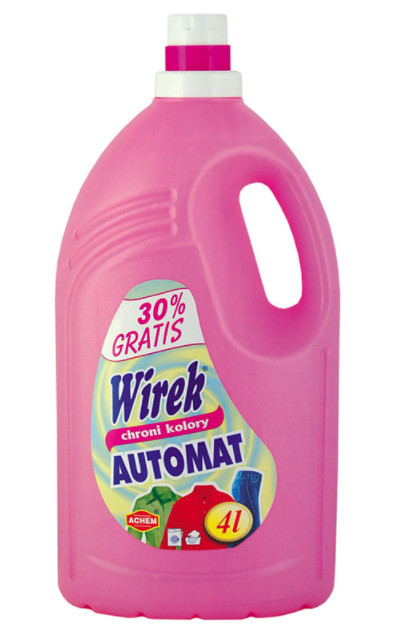 

Жидкое средство для стирки цветного белья Wirek Automat 4л, Вирек