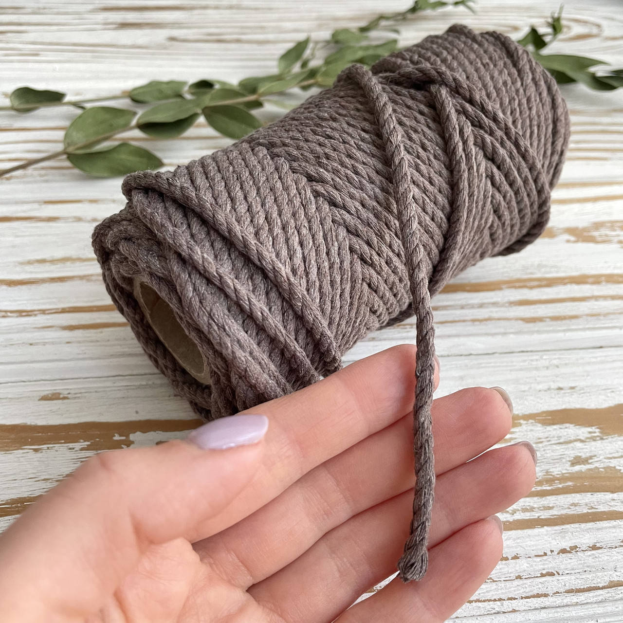 

Эко шнур Macrame Rope 4 мм, цвет Визон