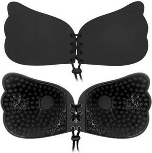 

Fly Bra (Un Bra) Силиконовый невидимый бюстгалтер Черный размеры C