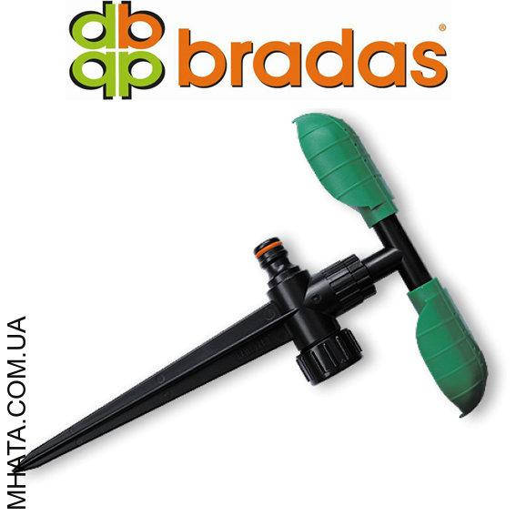 

Ороситель вращающийся с двумя листочками, на колышке, Bradas ECO-PW3345