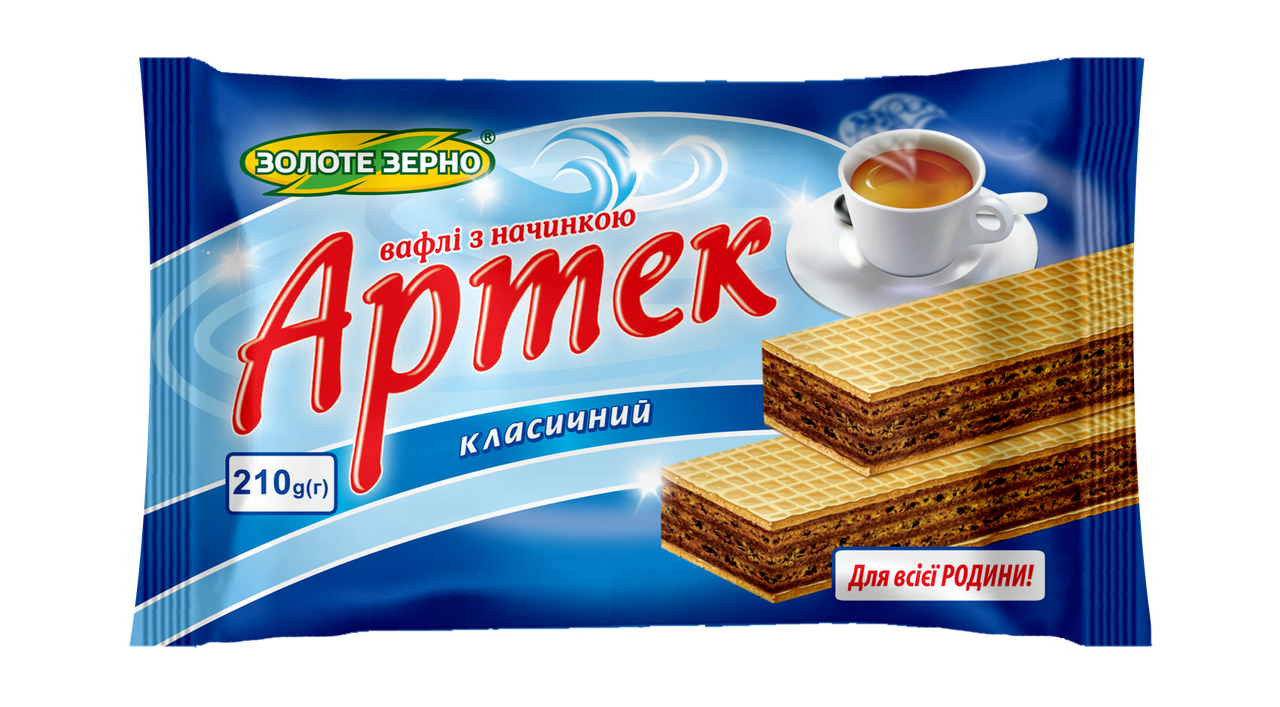 

Вафлі «Артек» класичний 210 г