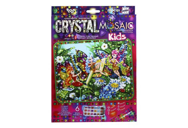 

Набір Мозаїка з кристалів Crystal Mosaic Kids 09 Феї Danko Toys